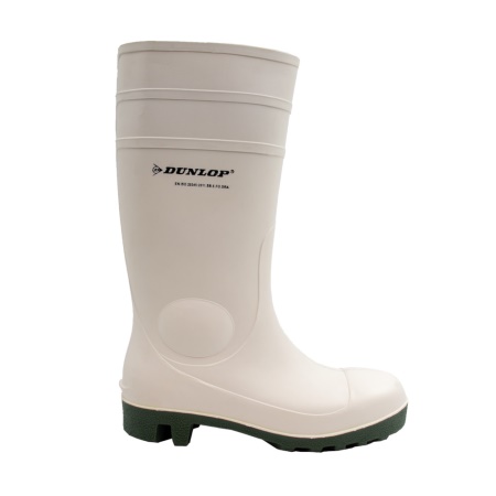 Dunlop Protomastor White Waterproof Work Safety Wellington Boots Steel Toe Cap 