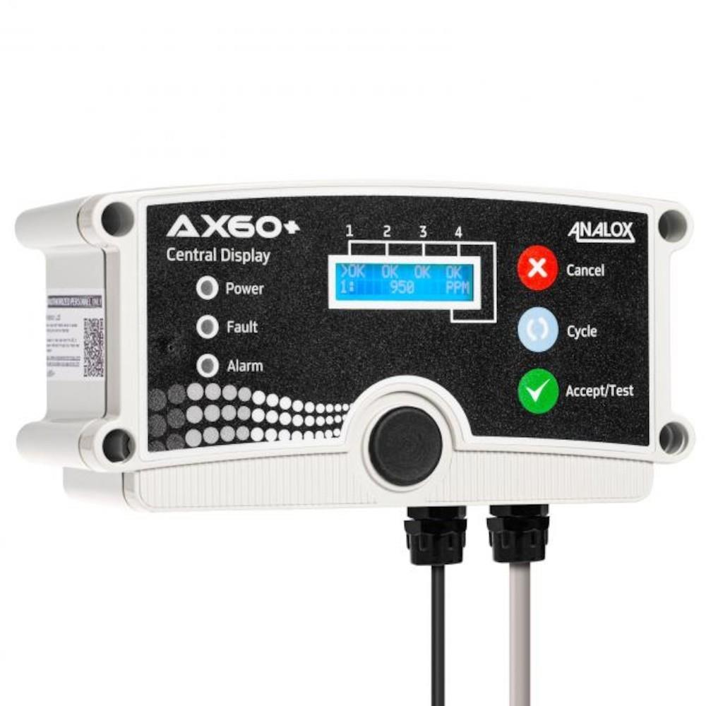 Ax60+ Central Display Unit Qui | AX60CUQYXA | ANALOX | SLS